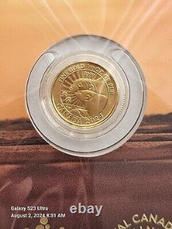 2024 Les majestueux Ours Polaires 1/10 Oz Or de la Monnaie Royale Canadienne, Pièce impressionnante