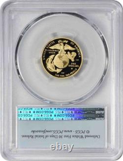 2025-W Corps des Marines des États-Unis USMC 250e Anniversaire 5 $ Or PR70DCAM FS PCGS
