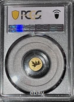 2026 CANADA. Pièce de monnaie en lingot d'or pur 9999 de 1 $ EMBLÈME ARBOREAL PCGS PR69