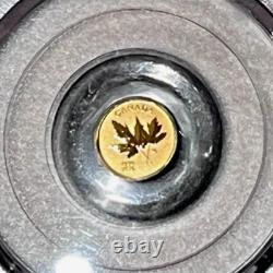 2026 CANADA. Pièce de monnaie en lingot d'or pur 9999 de 1 $ EMBLÈME ARBOREAL PCGS PR69