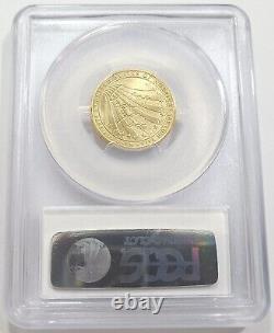 Bannière étoilée 2012 en or $5 PCGS MS70