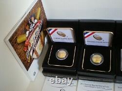 Baseball Hof 2014 Complete 7 Coin Collection-gold, Silver, Clad & Young Collector