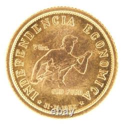 Bolivie 1952 7 Grammes Commemoratif. Pièce en Or Fin 900 Ronde Lingot X# 11