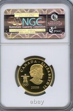 CANADA 2009 OLYMPIQUES PIECE D'OR DE 75 DOLLARS NGC PF69 ULTRA CAMEO - OLYMPIQUES - Élan