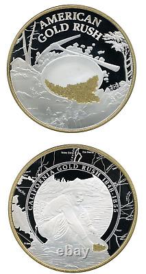 California Gold Rush Jumbo Commemorative Coin Proof 199,95 $