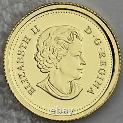 Canada 2014 Beaver Canadas Classic Coin Design 50-cents Pure Gold