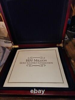 Collection Commemorative de 100 Millions de Dollars en Or de l'Histoire Américaine
