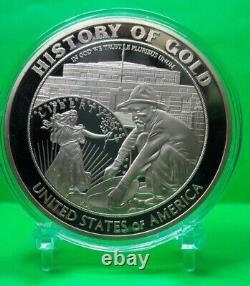 Colossal California Gold Rush Commemorative Coin Valeur De La Preuve 139,95