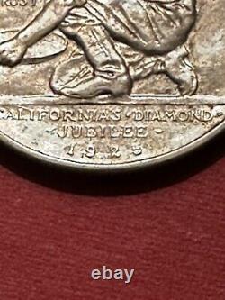 Demi-dollar commémoratif du jubilé de diamant de Californie de 1925 ! Tirage limité à 86 000