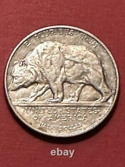Demi-dollar commémoratif du jubilé de diamant de Californie de 1925 ! Tirage limité à 86 000