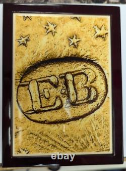 Demi-doublon commémoratif en or d'Ephraim Brasher frappé en 2011 NGC GEM BU de 1787