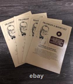 Dime Roosevelt miniature en or solide 24 carats, commémoratif du 100ème anniversaire de F. D. R.