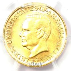 Dollar d'or commémoratif McKinley 1916 G$1 PCGS Détail non circulé (UNC MS)