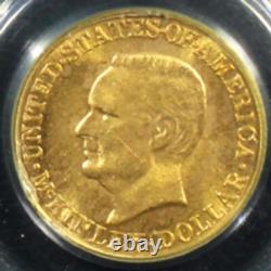 Dollar d'or commémoratif McKinley 1916 PCGS MS-64 - État de la monnaie or 64