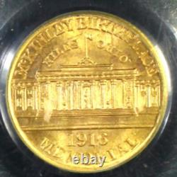 Dollar d'or commémoratif McKinley 1916 PCGS MS-64 - État de la monnaie or 64