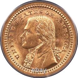 Dollar d'or commémoratif de l'achat de la Louisiane de 1903 (G$1) Jefferson PCGS MS64 CAC