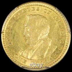 Dollar en or Lewis et Clark de 1905 noté MS62 par PCGS Beau coin
