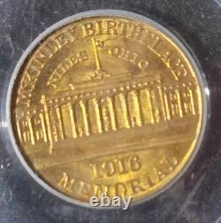 Dollar en or McKinley de 1916 $1 PCGS MS63