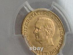 Dollar en or McKinley de 1916, NGC MS 65, pièce de monnaie en or commémorative Gem BU