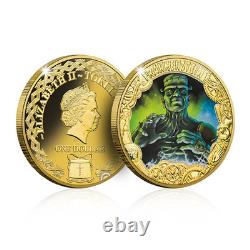 Édition Limitée Commemorative Frankenstein 200e Anniversaire Coffret de 3 Pièces en Or