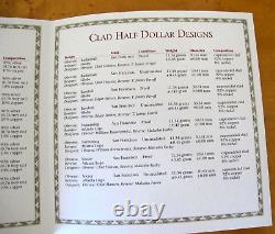 Ensemble commémoratif de 32 pièces en or et en argent des Jeux Olympiques d'Atlanta 1995-1996, avec boîte en bois et clé.