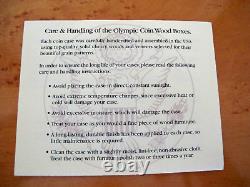 Ensemble commémoratif de 32 pièces en or et en argent des Jeux Olympiques d'Atlanta 1995-1996, avec boîte en bois et clé.