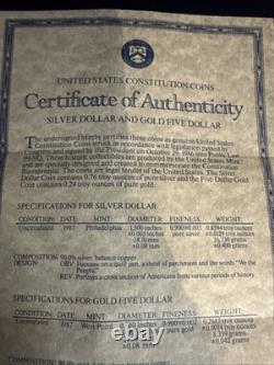 Ensemble commémoratif de 3 pièces de la Statue de la Liberté de 1986 - 50C, 1$, 5$ en or