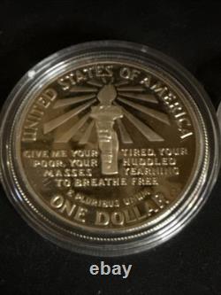 Ensemble commémoratif de 3 pièces de la Statue de la Liberté de 1986 - 50C, 1$, 5$ en or