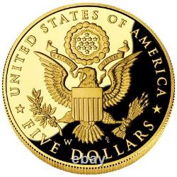 Ensemble commémoratif de 3 pièces en épreuve numismatique de l'Aigle à tête blanche de 2008 dans une boîte et un certificat d'authenticité (EA7)