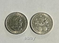 Ensemble de 20 pièces en argent commémoratives de 50 cents de l'Exposition colombienne de 1893