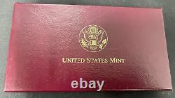 Ensemble de 2 pièces en or Proof et non circulées W de 5 $ Washington Bicentenaire 1999 OGP COA