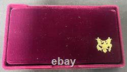 Ensemble de 2 pièces en or Proof et non circulées W de 5 $ Washington Bicentenaire 1999 OGP COA