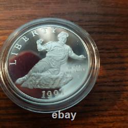 Ensemble de 2 pièces en or/argent pour le 50e anniversaire de Jackie Robinson 1997