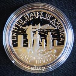 Ensemble de 3 pièces de monnaie de la Liberté des États-Unis de 1986 avec un certificat d'authenticité (S1)