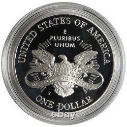 Ensemble de 3 pièces en argent prouvé de 2001, or, Centre des visiteurs du Capitole des États-Unis, boîte, OGP et COA