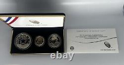 Ensemble de 3 pièces en or et argent de preuve des US Marshals 2015