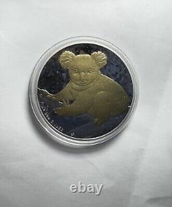 Ensemble de 3 pièces en or et en argent koala australien 2009 avec boîte d'origine/COA seulement 1000 exemplaires frappés