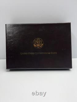 Ensemble de 6 pièces du Congrès des États-Unis de 1989 avec boîte et certificat d'authenticité
