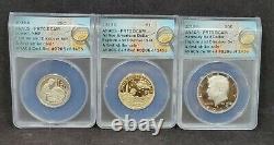 Ensemble de pièces à explorer et à découvrir 2019-S&D 7 pièces ANACS PR70 DCam / SP69 (G673)