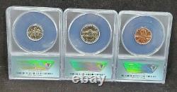 Ensemble de pièces à explorer et à découvrir 2019-S&D 7 pièces ANACS PR70 DCam / SP69 (G673)