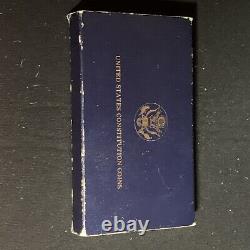 Ensemble de pièces de preuve de la Constitution de la Monnaie des États-Unis de 1987 ? Argent $ et Or cinq $ avec certificat d'authenticité.