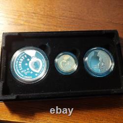 Ensemble de pièces en argent et or Purple Heart 2022 avec boîte et certificat d'authenticité