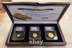 Ensemble de pièces en or du centenaire 2016-W de 3 pièces NGC SP70 Éditions précoces Moy 10c, 25c et 50c