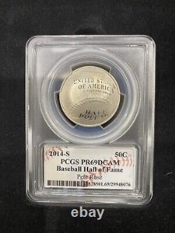 Ensemble de pièces en or et en argent du Hall of Fame du baseball 2014-W Pete Rose PCGS PR-70 DCAM