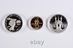 Ensemble de preuves commémoratives de 3 pièces de monnaie olympique de la Monnaie des États-Unis de 1984