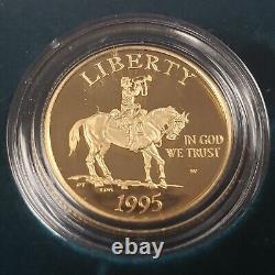 Ensemble de preuves en or et en argent commémorant la guerre civile de 1995 aux États-Unis avec daguerréotype G2965
