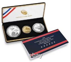 Ensemble de trois pièces en épreuve du 250e anniversaire du Corps des Marines des États-Unis de 2025. Pré-vente