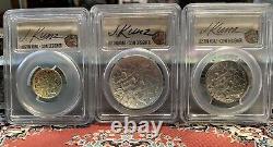 Ensemble en or et argent de la Hall of Fame du basketball 2020 PCGS 70 Premier Coup Kunz Sig