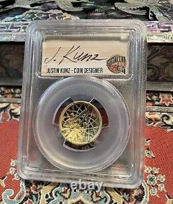 Ensemble en or et argent de la Hall of Fame du basketball 2020 PCGS 70 Premier Coup Kunz Sig
