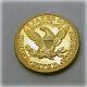 États-unis Liberty Head 1895 Half Eagle Gold $5 Coin